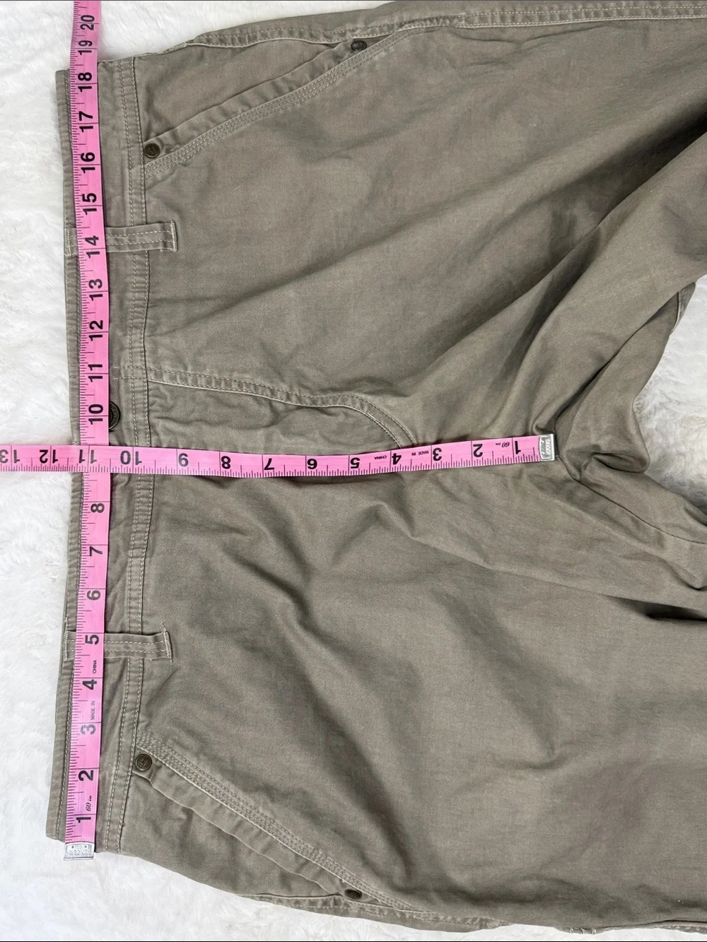Kuhl SLACKR Pant Taupe PatinaDye Wundura Hiking Stretch Men 36x31 Tag 36x32 Read